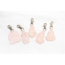 Handmade Genuine Leather Moomin Valley Characters Keychains   153140106940